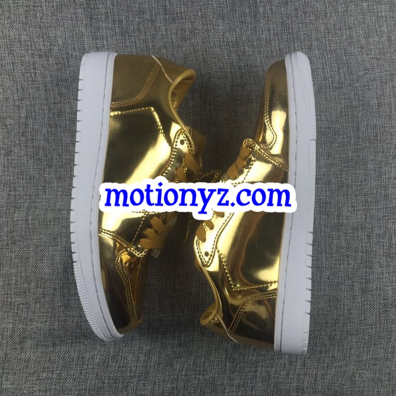 Air Jordan 1 Low Pinnacle Metallic Gold